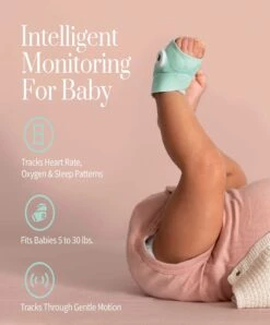 Owlet™ Smart Sock V3 Baby Monitor - Mint Green 12 Owlet™ Smart Sock V3 Baby Monitor - Mint Green -Baby Product owlet baby monitors owlet trade smart sock v3 mint green 29642501914784