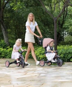 Globber Explorer Foldable 4-in-1 Trike - Pastel Pink -Baby Product plum play globber explorer foldable 4 in 1 trike pastel pink 51674715357525