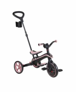 Globber Explorer Foldable 4-in-1 Trike - Pastel Pink -Baby Product plum play globber explorer foldable 4 in 1 trike pastel pink 51674843480405