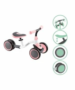 Globber Learning Bike - Pastel Pink 17 Globber Learning Bike - Pastel Pink -Baby Product plum play globber learning bike pastel pink 51674830274901