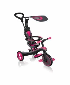 Globber Explorer 4 In 1 Trike - Fuchsia Pink 18 Globber Explorer 4 In 1 Trike - Fuchsia Pink -Baby Product plum play outdoor play globber explorer 4 in 1 trike fuchsia pink 50032547791189