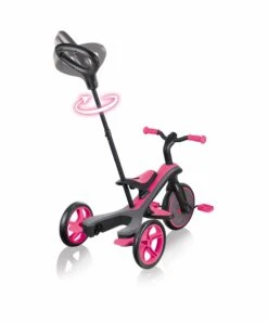 Globber Explorer 4 In 1 Trike - Fuchsia Pink 21 Globber Explorer 4 In 1 Trike - Fuchsia Pink -Baby Product plum play outdoor play globber explorer 4 in 1 trike fuchsia pink 50032548479317