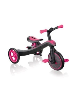 Globber Explorer 4 In 1 Trike - Fuchsia Pink 22 Globber Explorer 4 In 1 Trike - Fuchsia Pink -Baby Product plum play outdoor play globber explorer 4 in 1 trike fuchsia pink 50032548512085