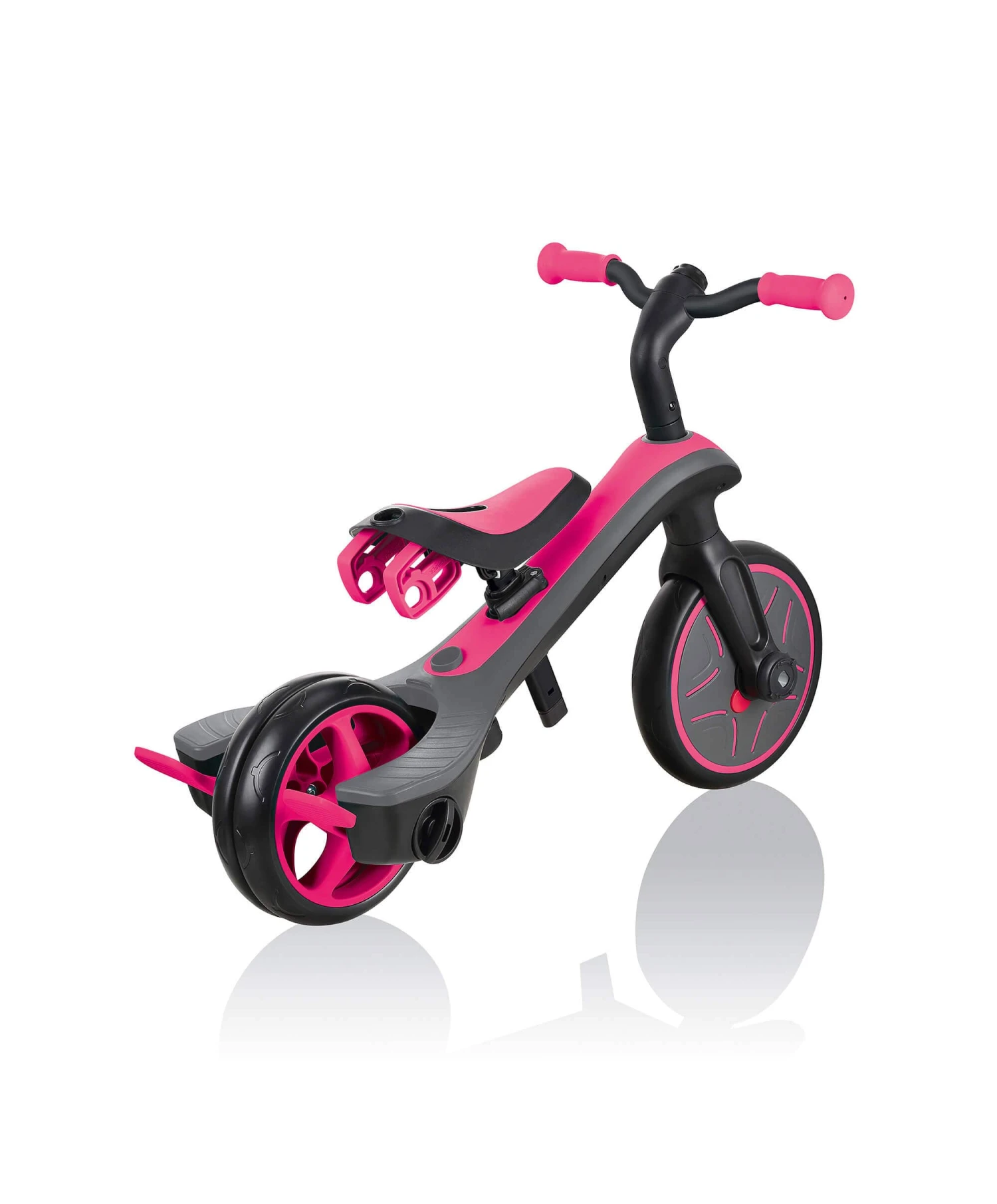 Globber Explorer 4 In 1 Trike - Fuchsia Pink 14 Globber Explorer 4 In 1 Trike - Fuchsia Pink - Image 12