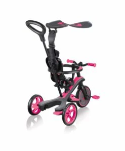 Globber Explorer 4 In 1 Trike - Fuchsia Pink 19 Globber Explorer 4 In 1 Trike - Fuchsia Pink -Baby Product plum play outdoor play globber explorer 4 in 1 trike fuchsia pink 50032548643157