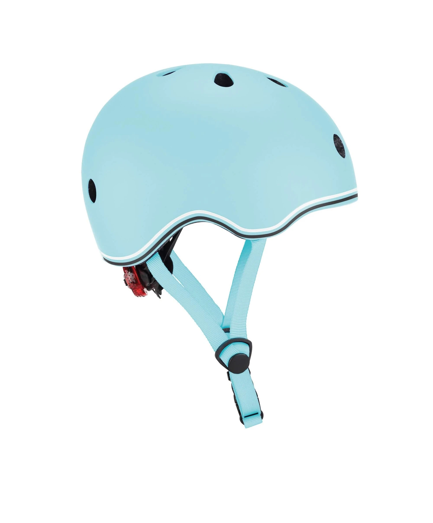 Globber GO-UP Lights Helmet - Pastel Blue 3 Globber GO-UP Lights Helmet - Pastel Blue