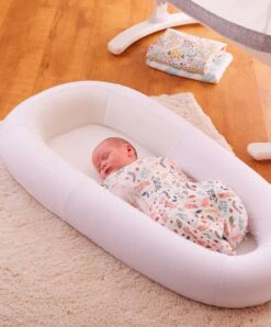 Purflo Sleep Tight Baby Bed - Soft White -Baby Product purflo baby nests purflo sleep tight baby bed soft white 50477852524885