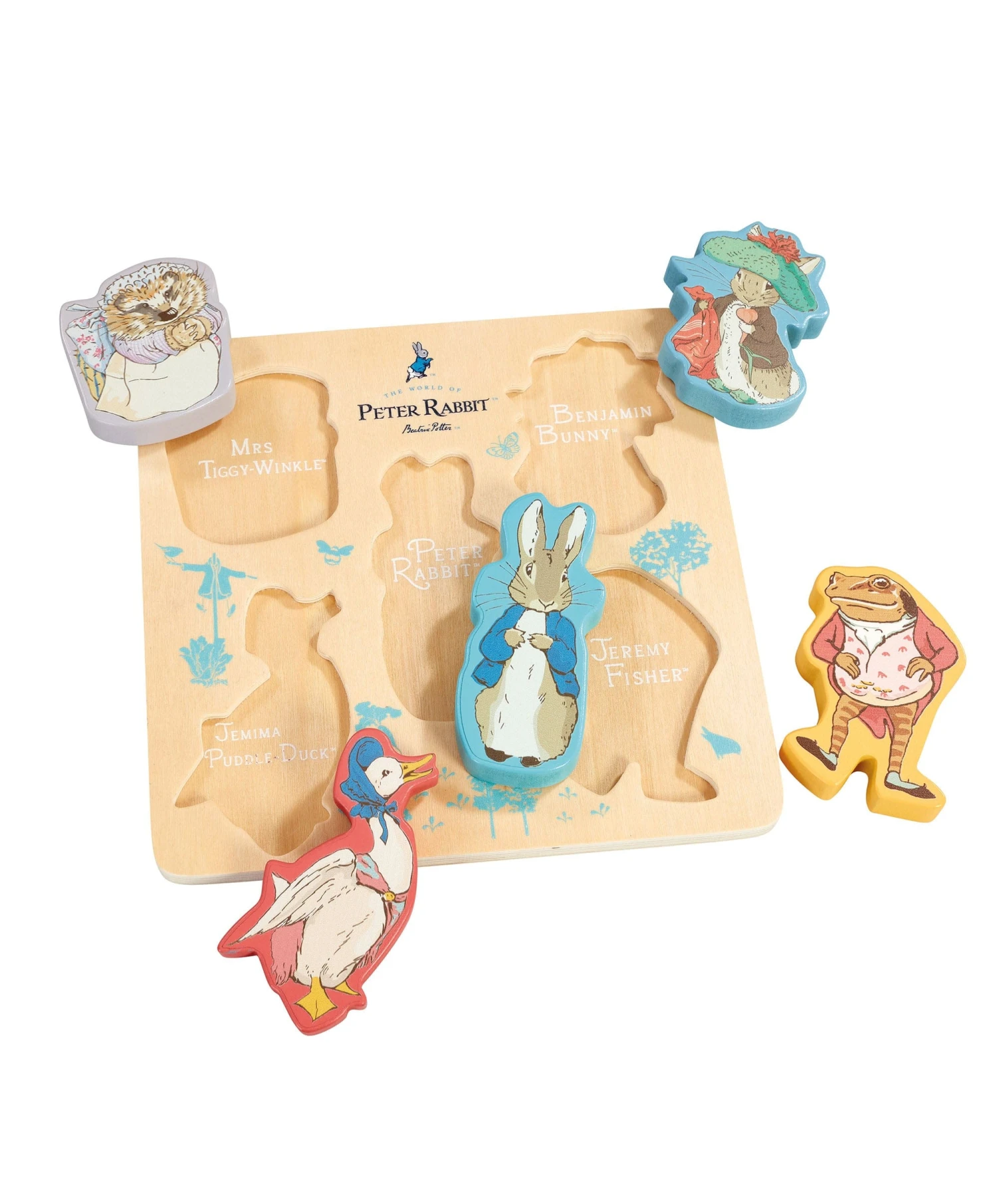 Peter Rabbit Wooden Shape Puzzle 2 Peter Rabbit Wooden Shape Puzzle