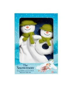 The Snowman Comforter & Rattle Gift Set -Baby Product rainbow designs rainbow designs the snowman comforter rattle gift set 30879615221920