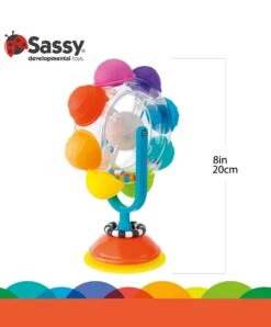 Sassy Light-Up Rainbow Reel Spinning Developmental Tray Toy - 6+ Months -Baby Product sassy sassy light up rainbow reel spinning developmental tray toy 6 months 31067485700256
