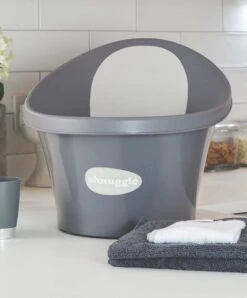Shnuggle® Shnuggle Newborn Baby Bath - Slate Grey