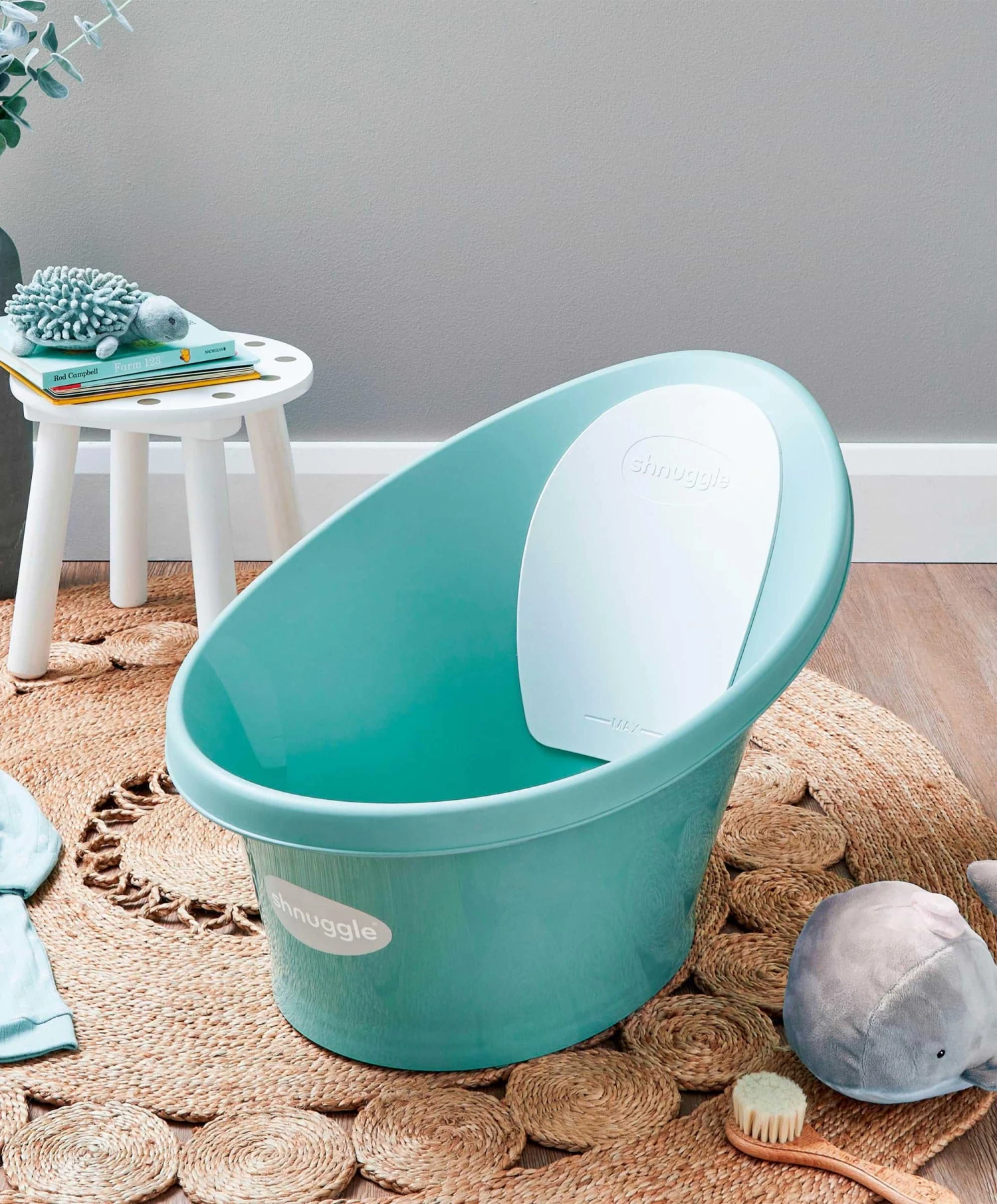 Shnuggle® Shnuggle Baby Bath With Plug - Eucalyptus