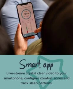 Tommee Tippee Dreamsense Smart Baby Monitor In White -Baby Product tommee tippee baby monitors tommee tippee dreamsense smart baby monitor in white 49266920718677