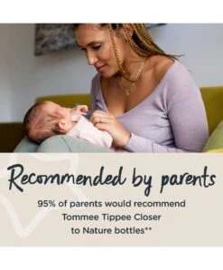 Tommee Tippee Closer To Nature Anti-Colic Baby Bottles (Pack Of 3) - 150ml -Baby Product tommee tippee bottle feeding tommee tippee closer to nature 150ml baby bottles pack of 3 50109809721685