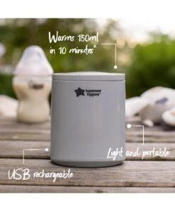 Tommee Tippee LetsGo Bottle Warmer - White -Baby Product tommee tippee bottle feeding tommee tippee letsgo bottle warmer white 33829809029280