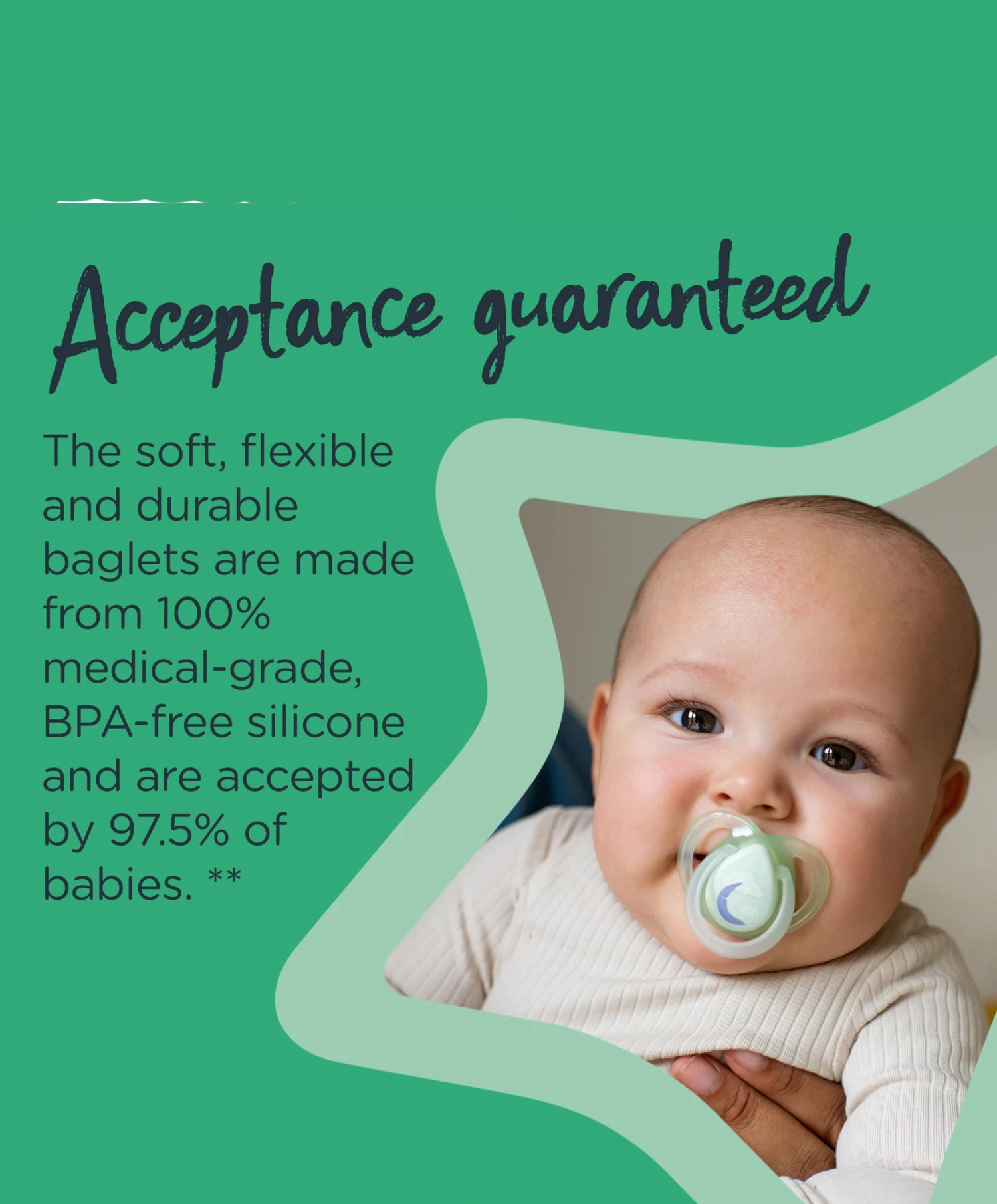 Tommee Tippee Night Time Soothers- Pack Of 6 Dummies 7 Tommee Tippee Night Time Soothers- Pack Of 6 Dummies - Image 5