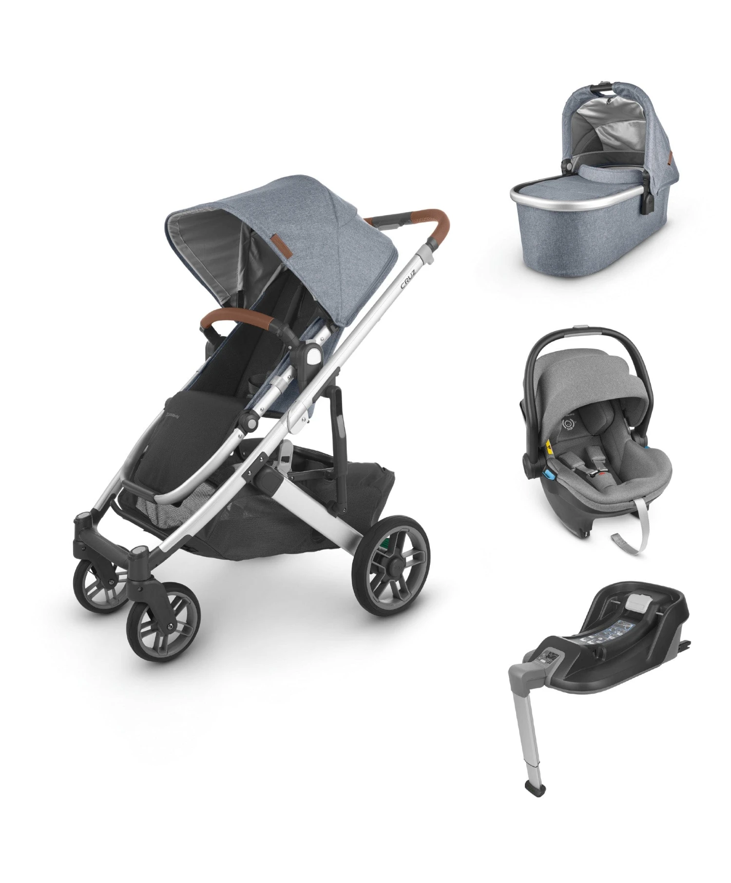 Uppababy IRL Cruz V2 Gregory & Mesa ISize 4pc Bundle 3 Uppababy IRL Cruz V2 Gregory & Mesa ISize 4pc Bundle