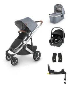 Uppababy IRL Cruz V2 Gregory & Pebble 360 4pc Bundle
