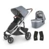 Uppababy Cruz V2 Pushchair 3 Piece Travel System Bundle - Gregory
