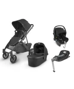 UPPAbaby Vista V2 Jake Pushchair & Mesa ISize Car Seat - 4 Piece Bundle