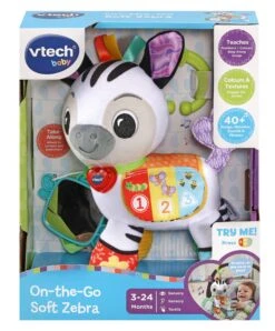 Vtech On-the-Go Soft Zebra Travel Toy 9 Vtech On-the-Go Soft Zebra Travel Toy -Baby Product vtech v tech on the go soft zebra travel toy 50971632992597