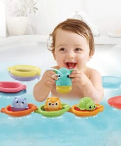 Vtech Stack & Splash Bathtime Boats Toys