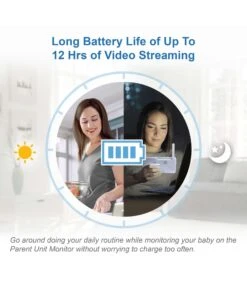 VTech RM7766HD 7 Smart Pan & Tilt Baby Monitor In White -Baby Product vtech vtech rm7766hd 7 smart pan tilt monitor in white 49436941713749