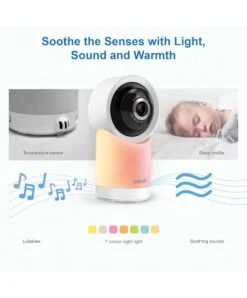 VTech RM7766HD 7 Smart Pan & Tilt Baby Monitor In White -Baby Product vtech vtech rm7766hd 7 smart pan tilt monitor in white 49436941812053